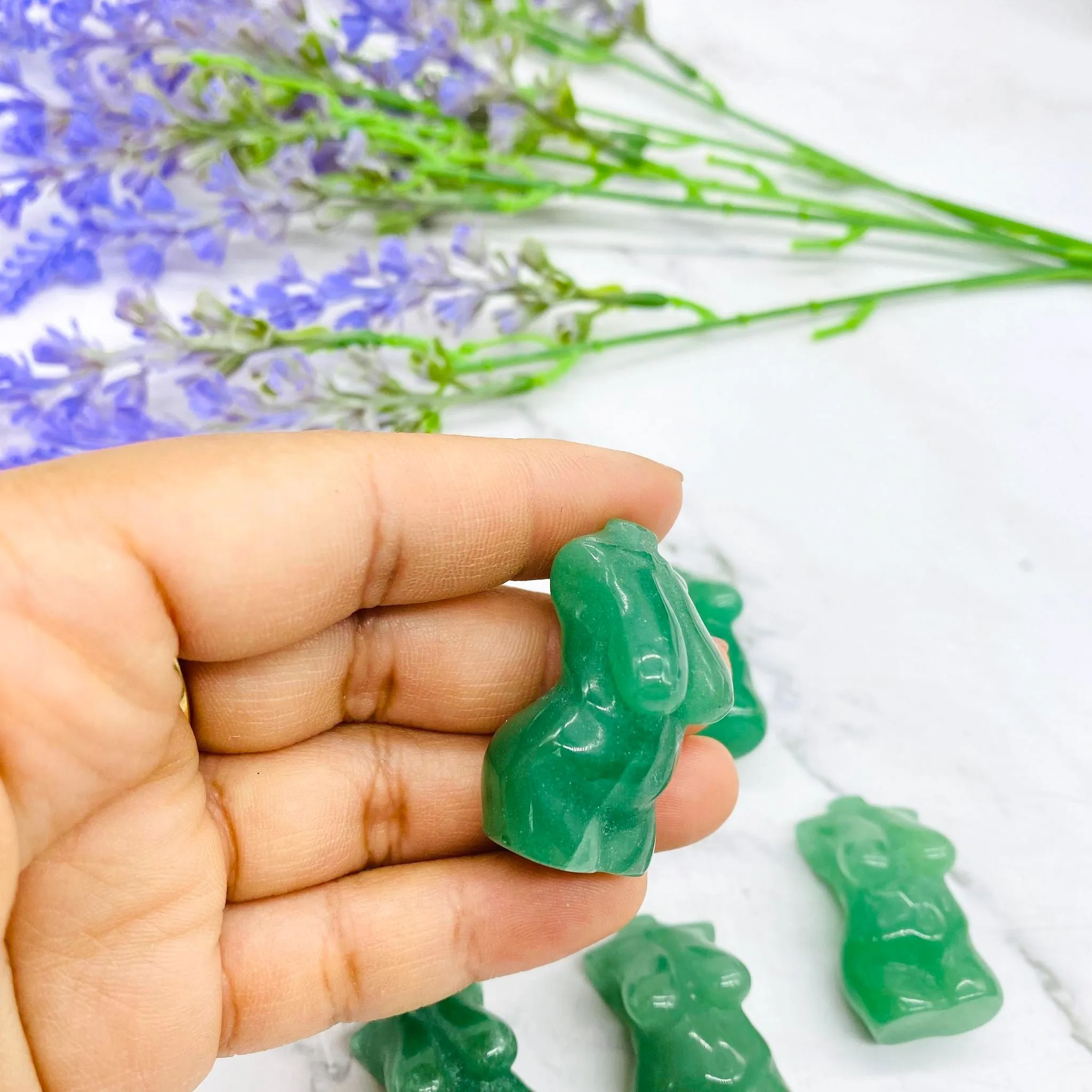 Green Aventurine Female Body Crystal, 1.5 Inches Female Body Torso Carvings,  Crystal Decor, Healing Crystal, Unique Crystal Gift