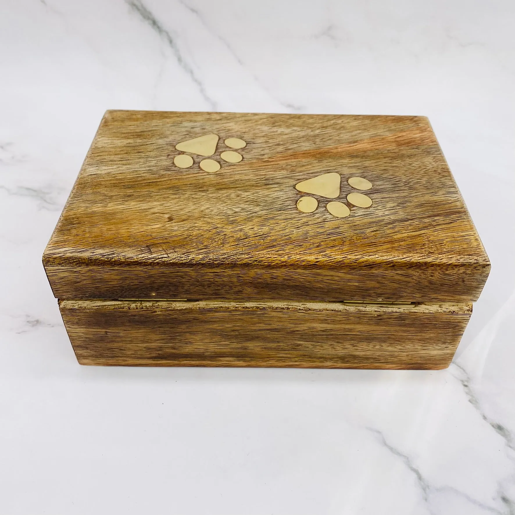 Handcarved Boxes, Wooden Storage Box, Paw Design Cute Jewelry Box, Tarot Boxes, Stash Boxes, Home Decor