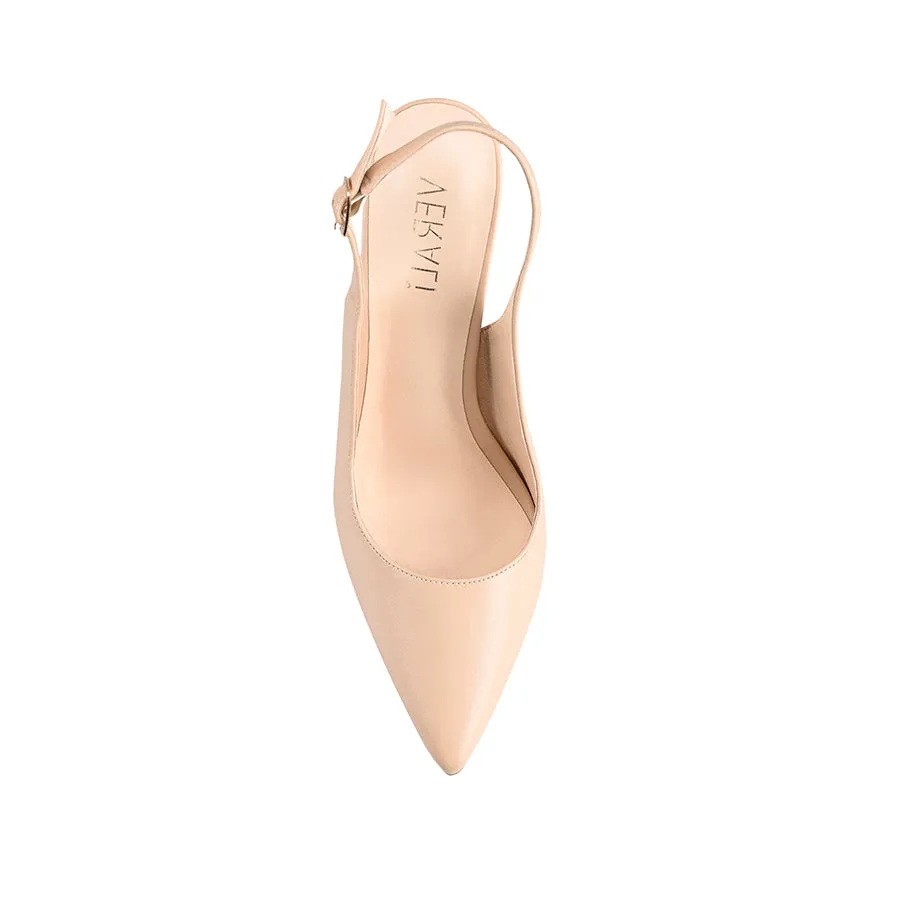 Harden Stiletto Pumps - Nude Smooth