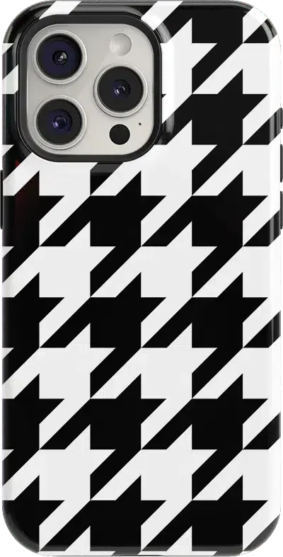 Houndstooth | High Contrast Design Case