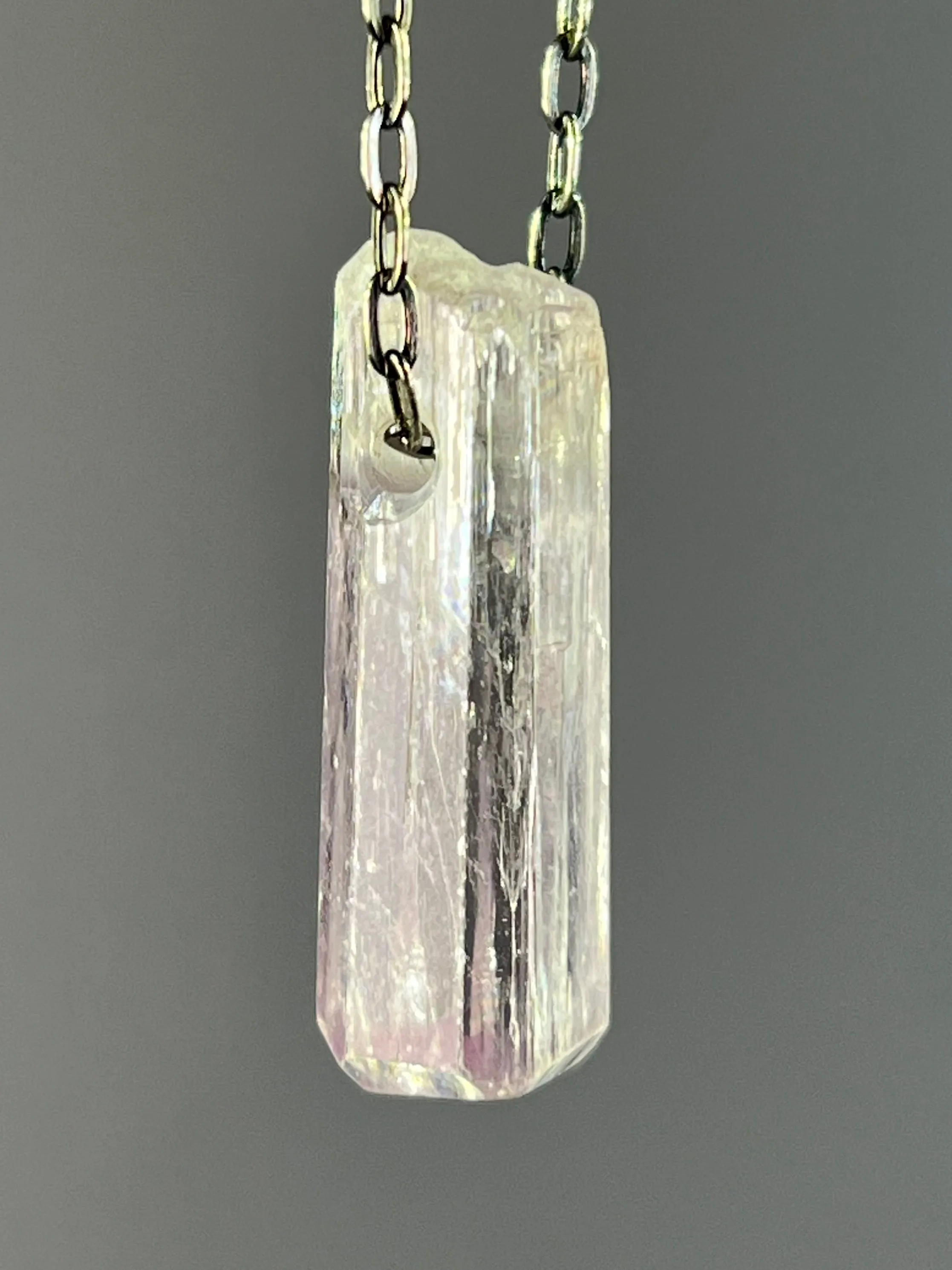 Kunzite Crystal Necklace