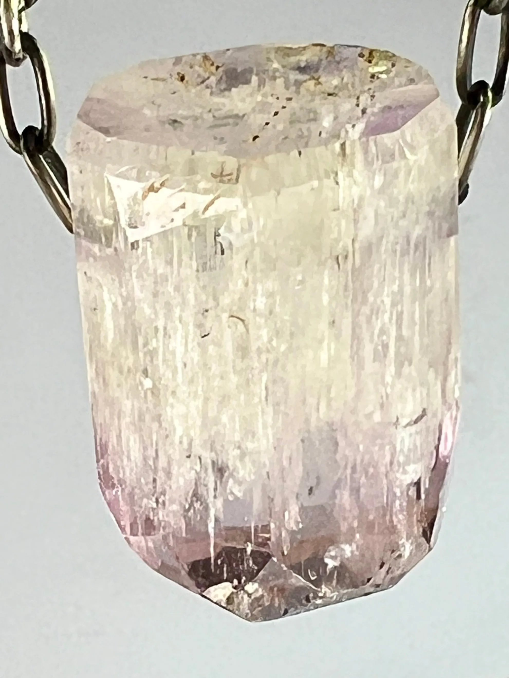 Kunzite Crystal Necklace