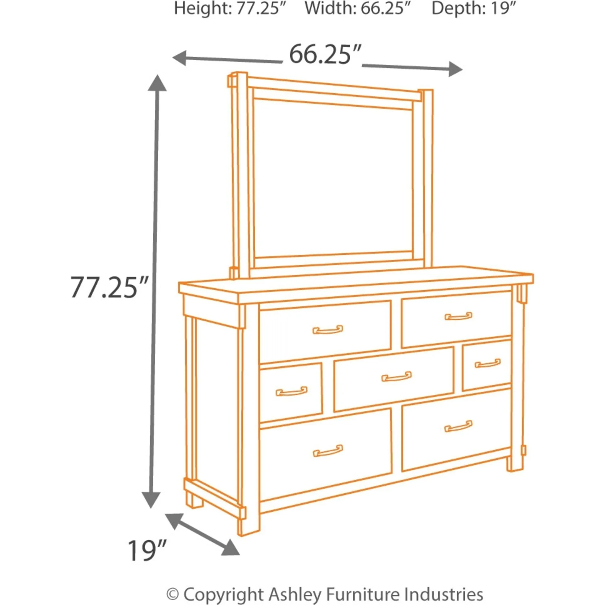 Lakeleigh Dresser and Mirror