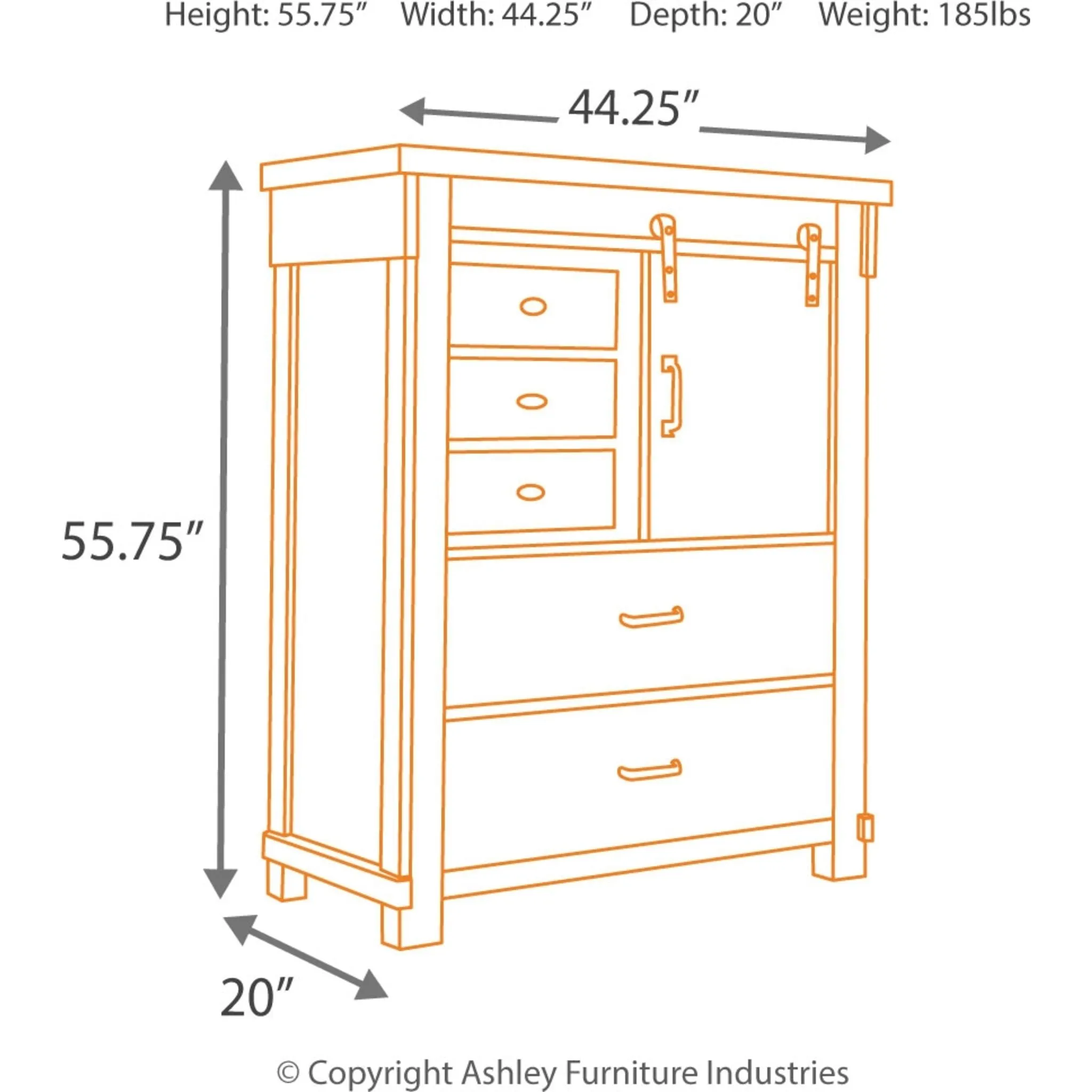 Lakeleigh Dresser and Mirror