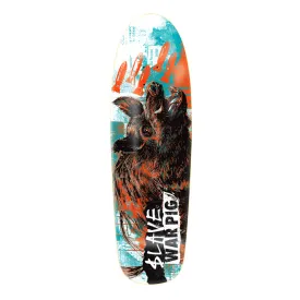 $lave Skateboards Wild Life War Pig Shape Skateboard Deck - 9.5