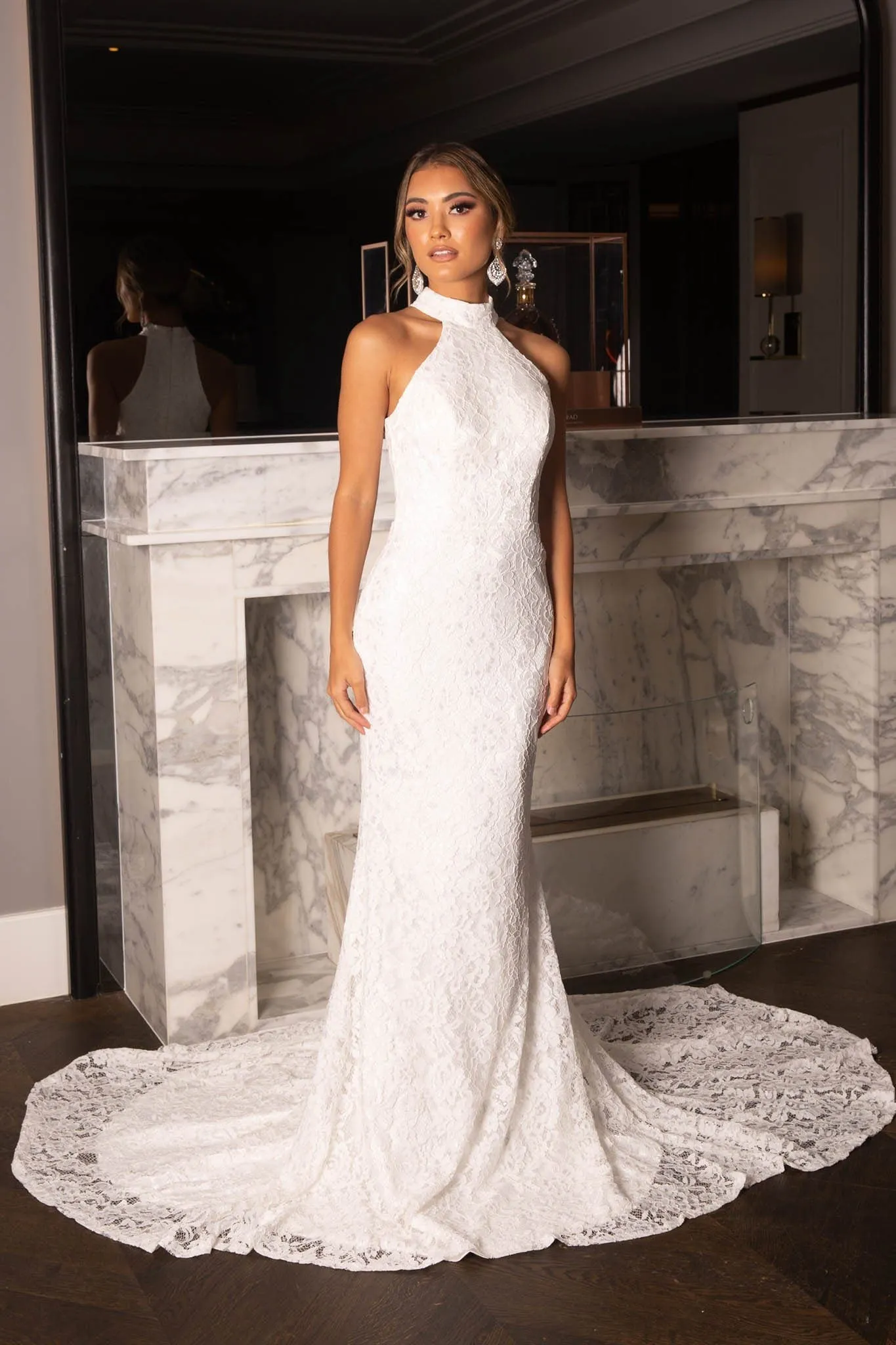 Liliana Lace Gown - Ivory