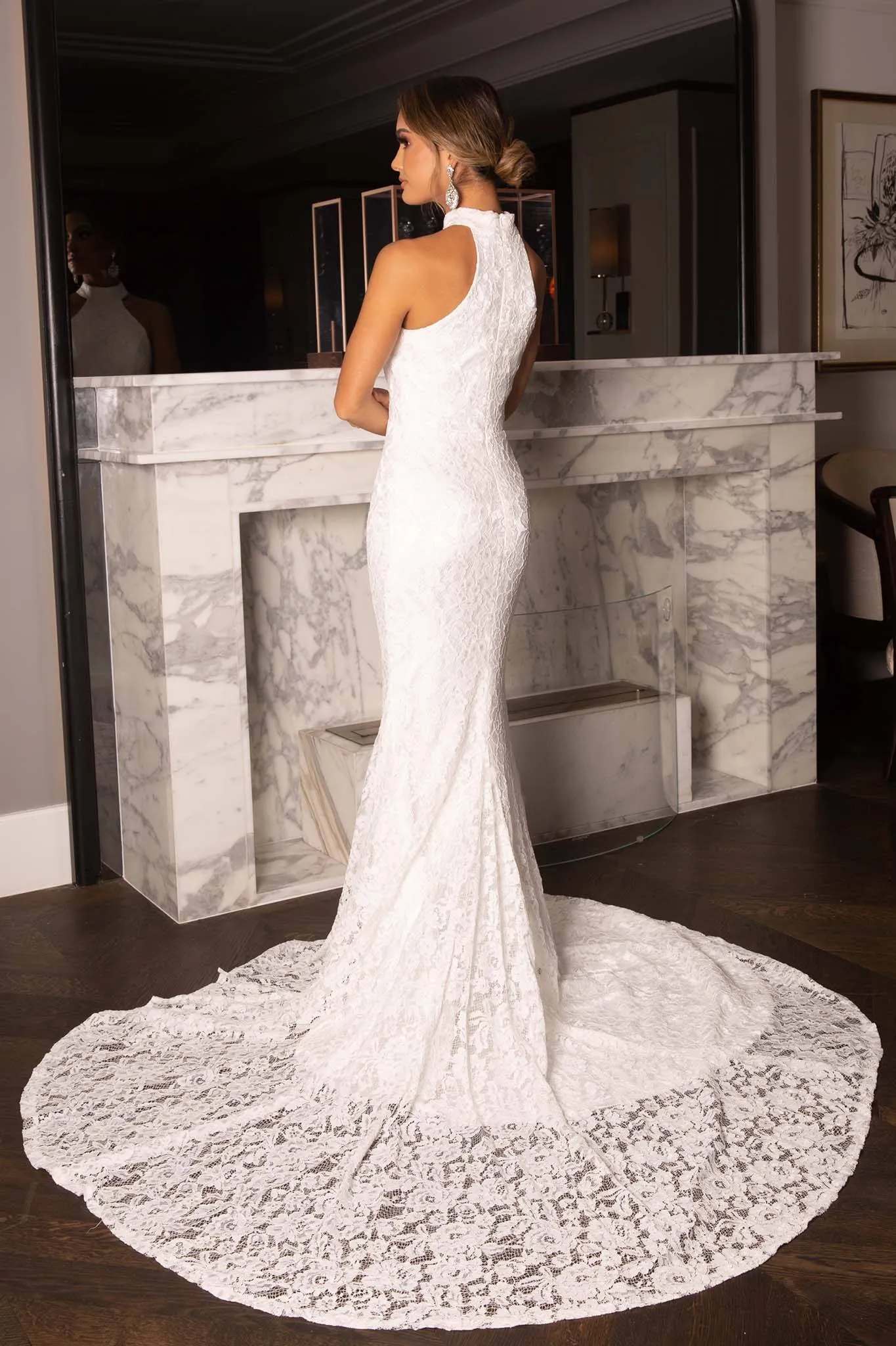 Liliana Lace Gown - Ivory