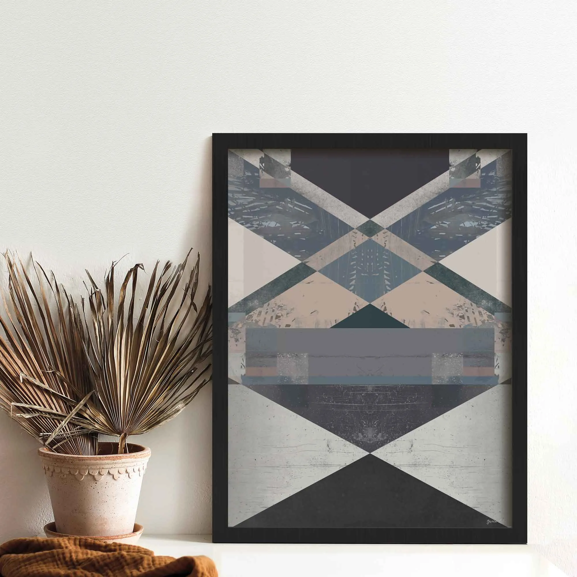 Makawee Native American Textile Art Print