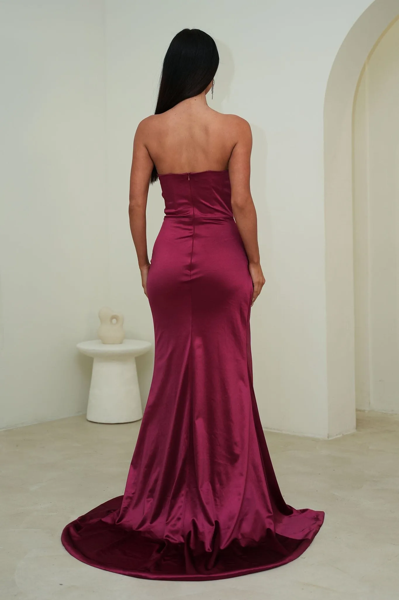 Martina Gown - Burgundy