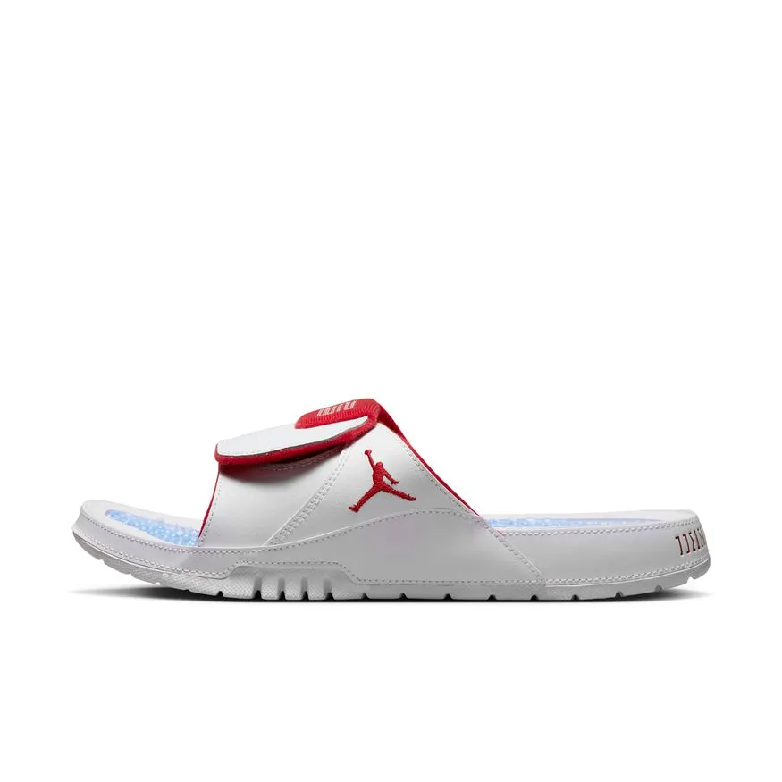 Men's Jordan Hydro XI Retro Slide - WHITE/VARSITY RED-VARSITY RED