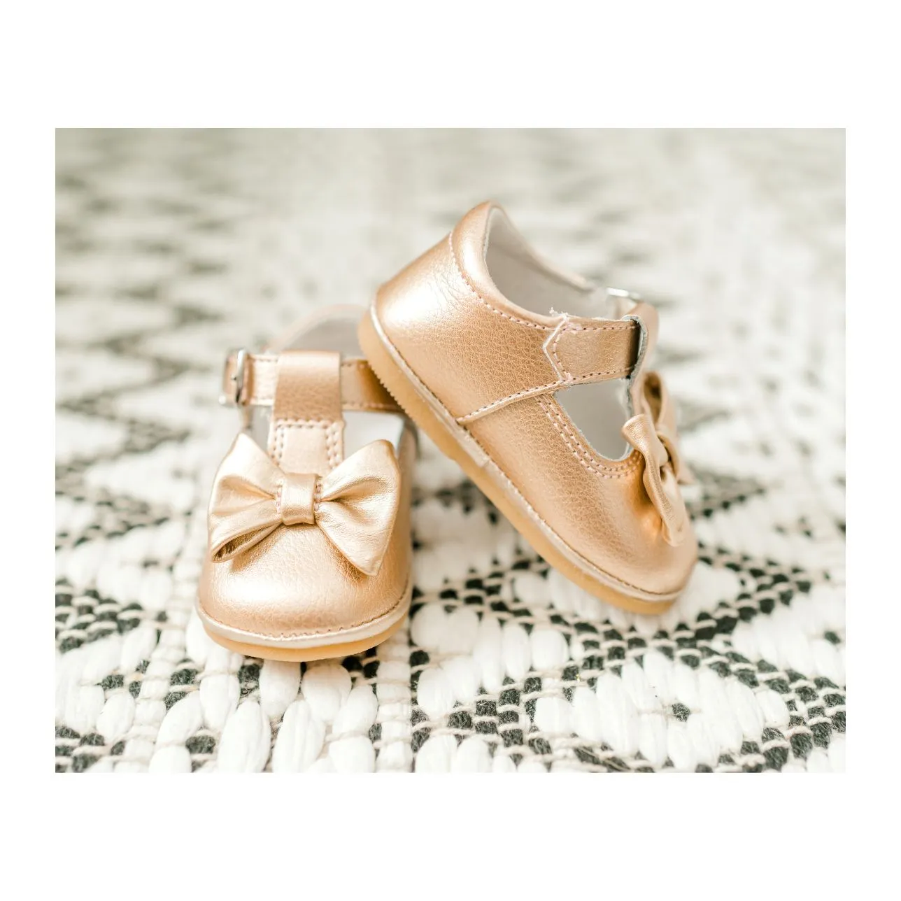 Minnie Bow Leather Mary Jane (Baby)