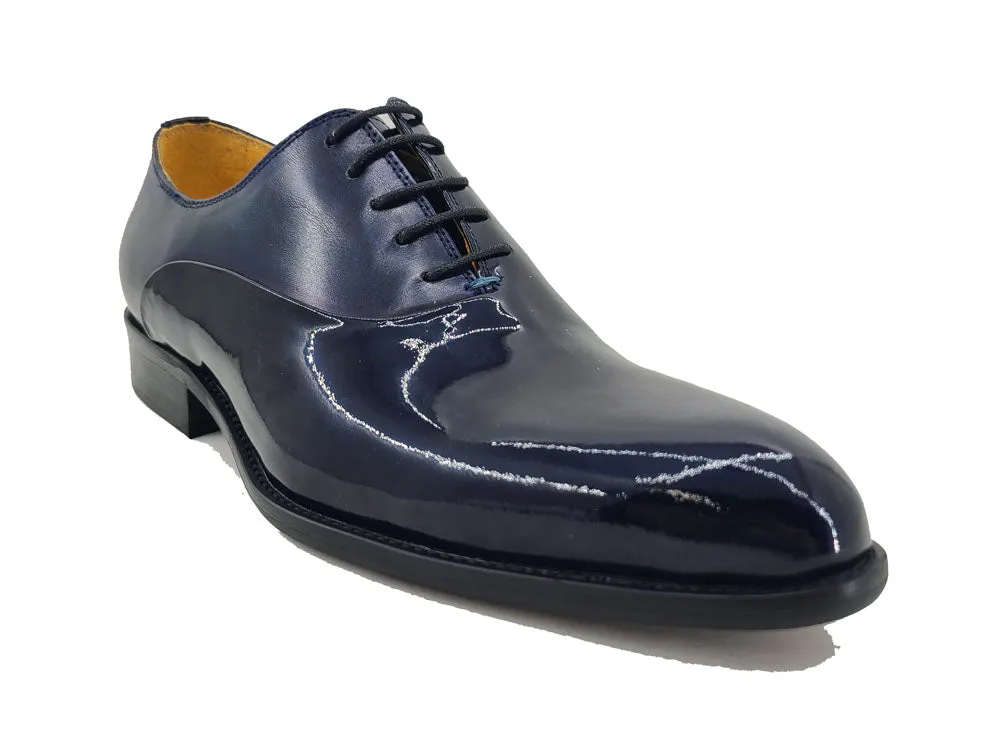 Mix Media Patent Leather Oxford