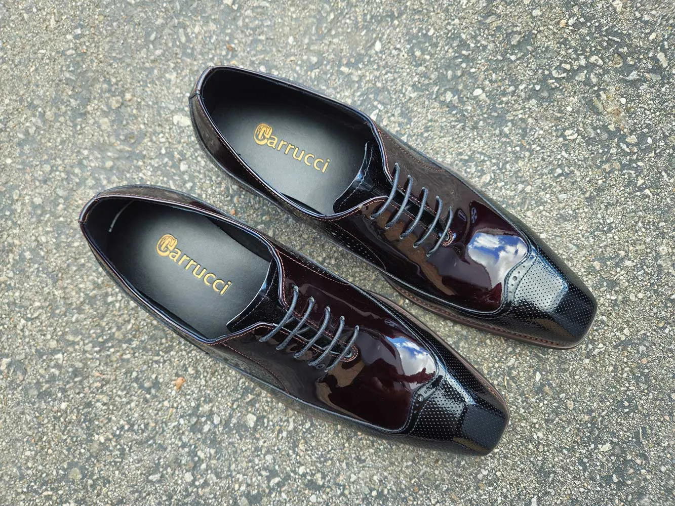 Modern Patent Leather Oxford