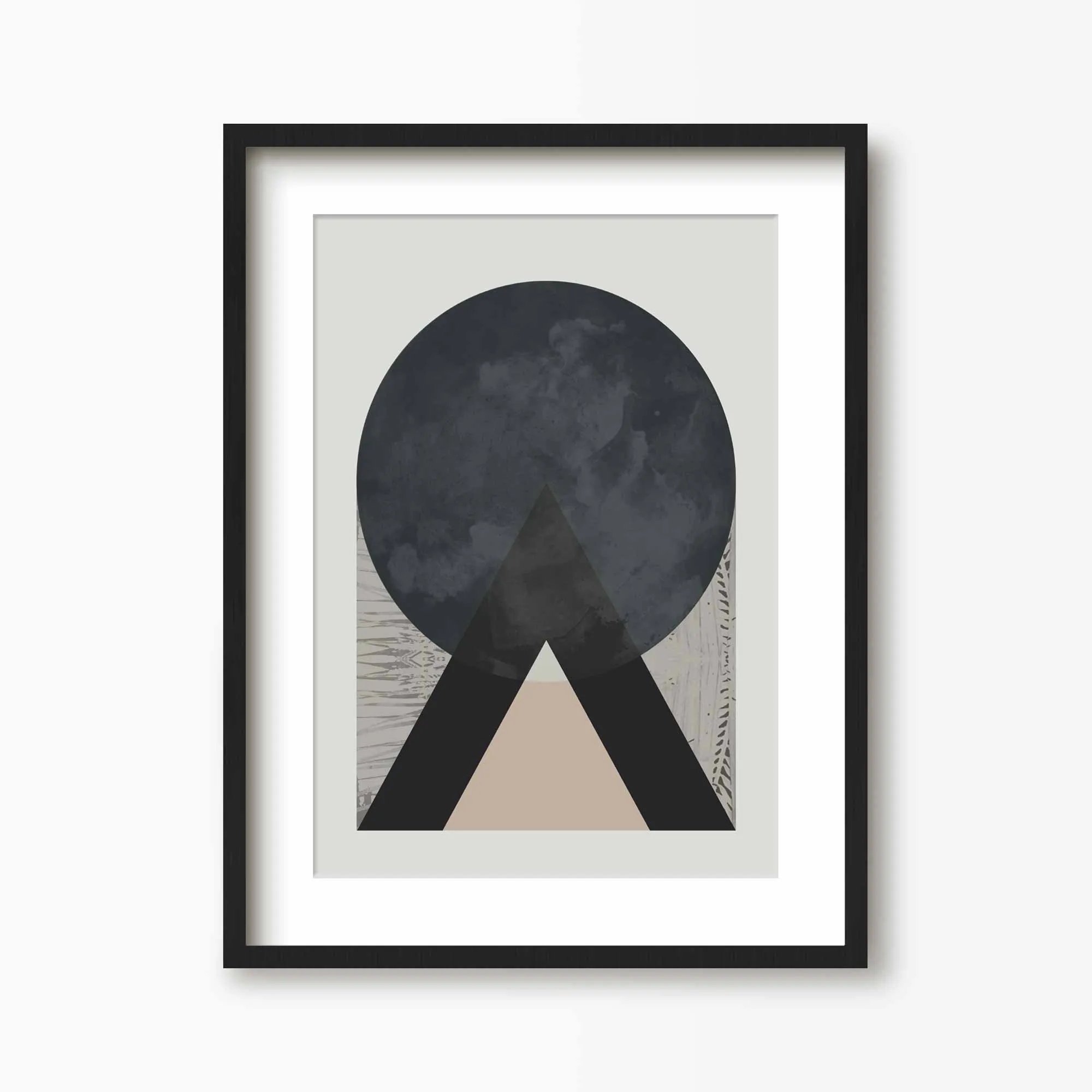 Move Mountains Abstract Art Print