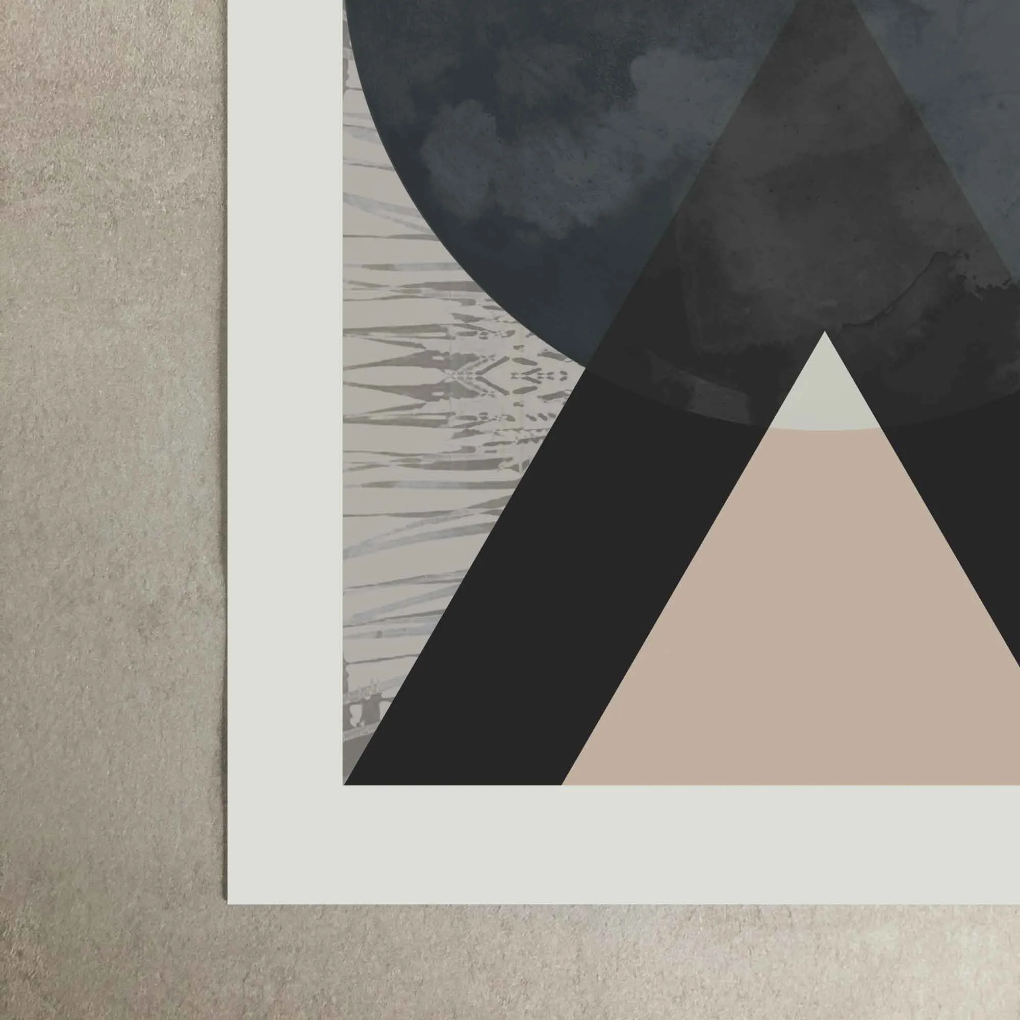 Move Mountains Abstract Art Print