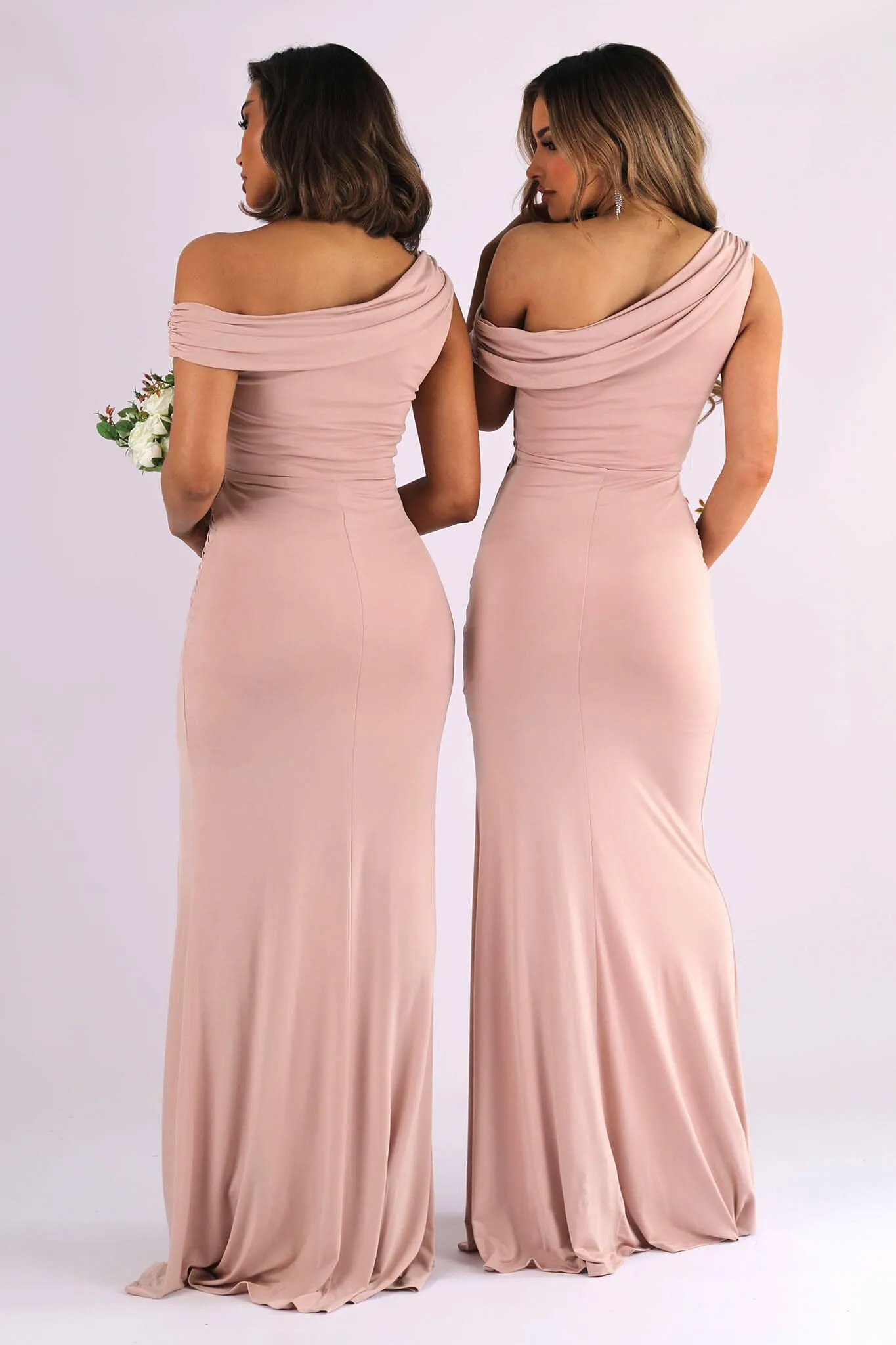 NADINE Maxi Dress - Dusty Pink