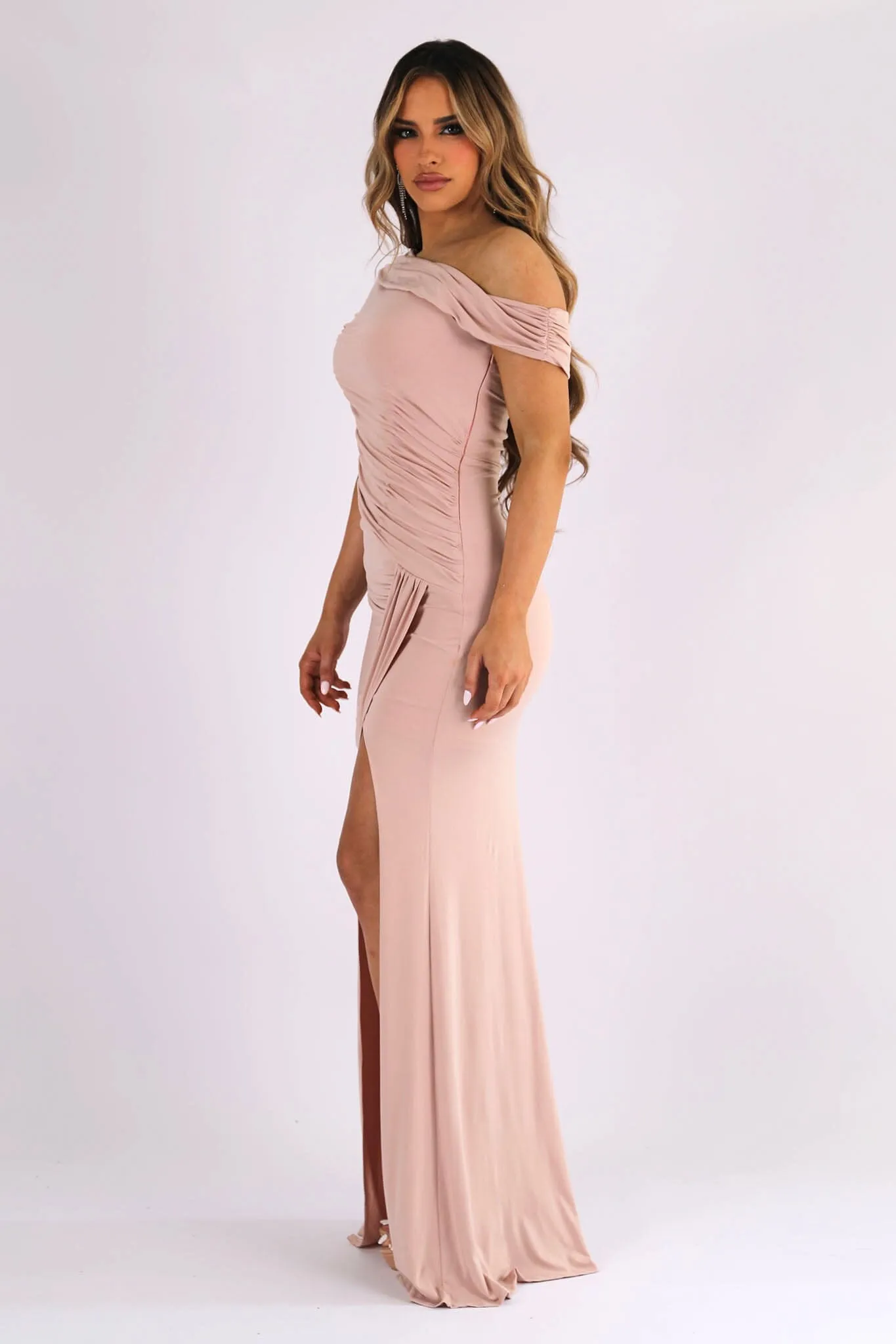 NADINE Maxi Dress - Dusty Pink