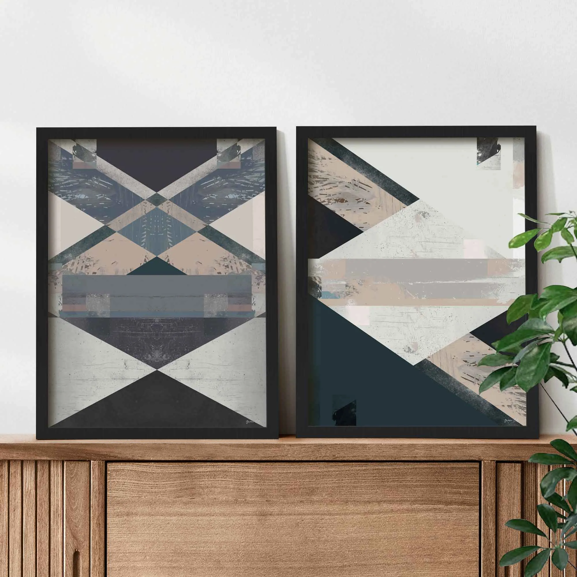 Native American Patterns Wall Art Set