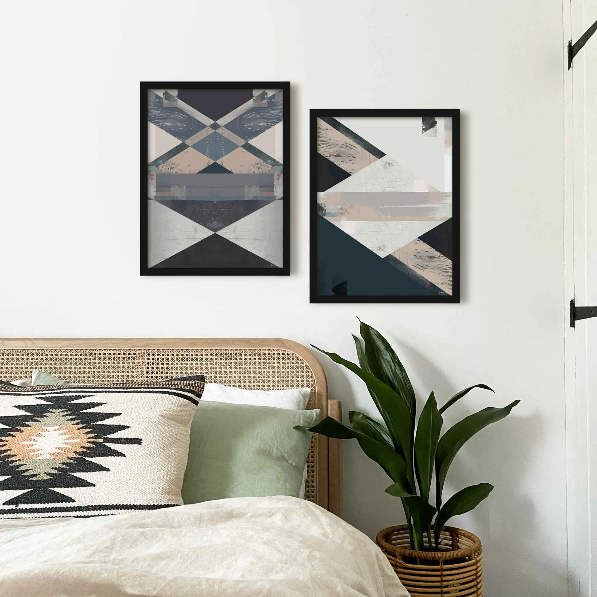 Native American Patterns Wall Art Set