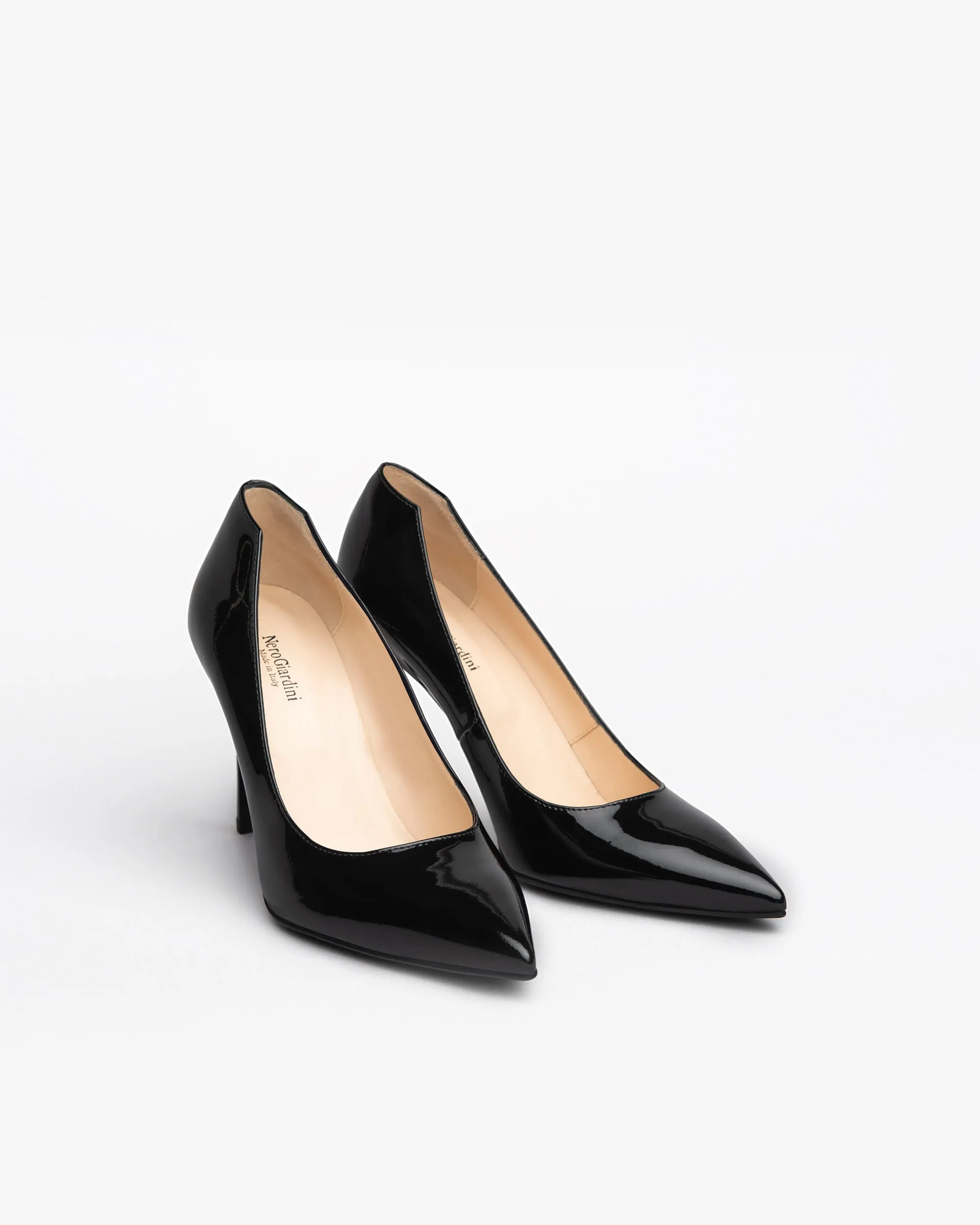 Nero Giardini Patent Leather High Heel Court Shoes