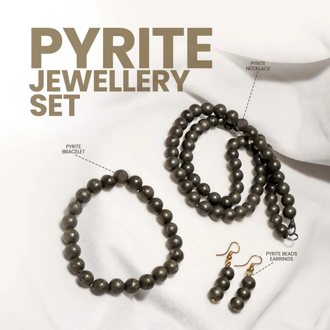 Pyrite Jewellery Set