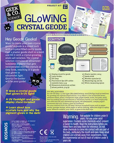 "Glowing Crystal Geode" - Science Kit