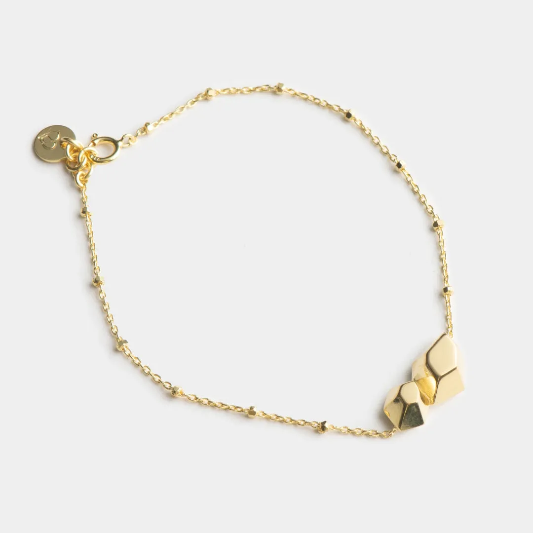 Repeated Dream - bracelet - sterling silver 925 - gold plated