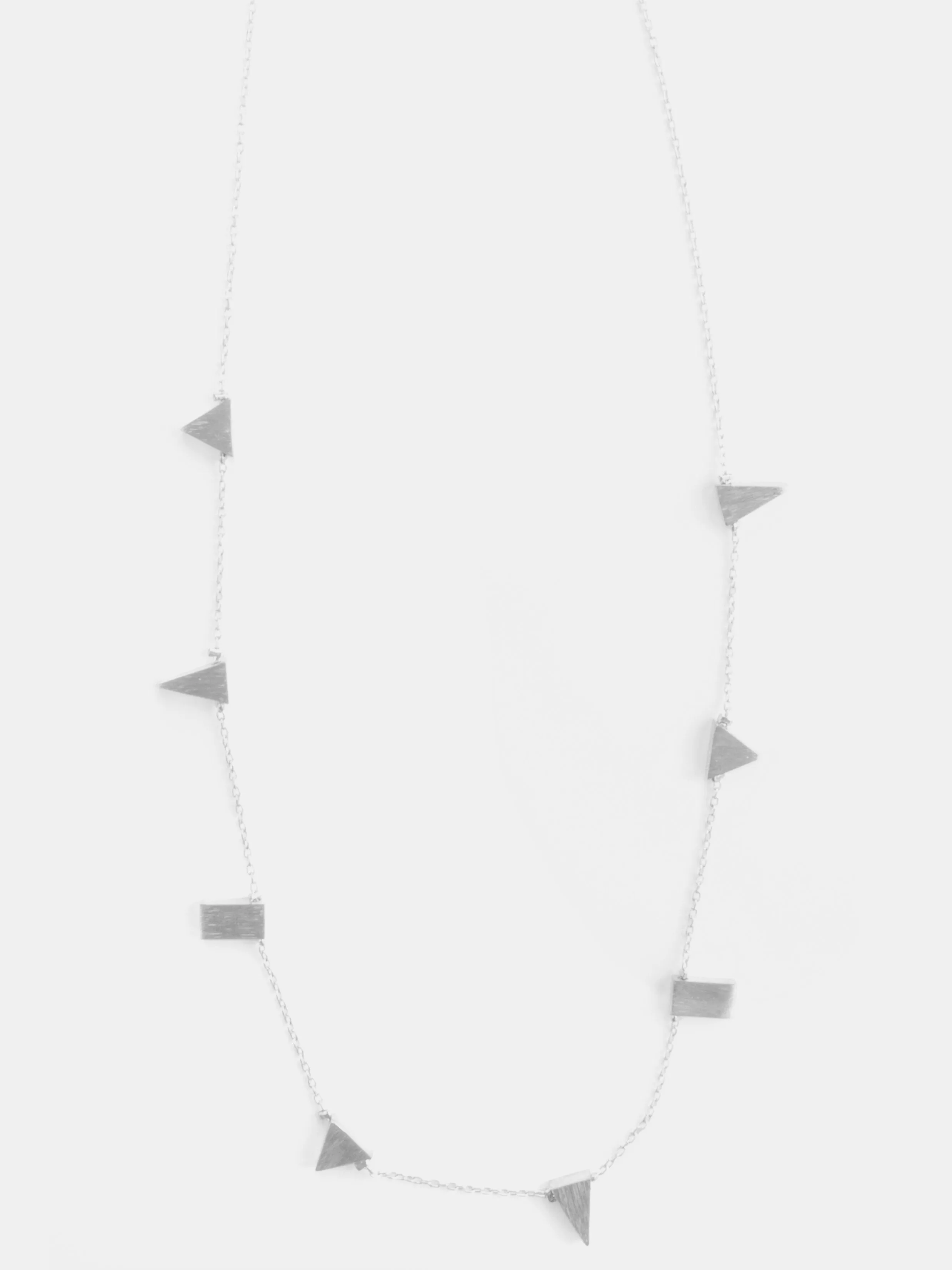 Simple Shapes Necklace - Silver