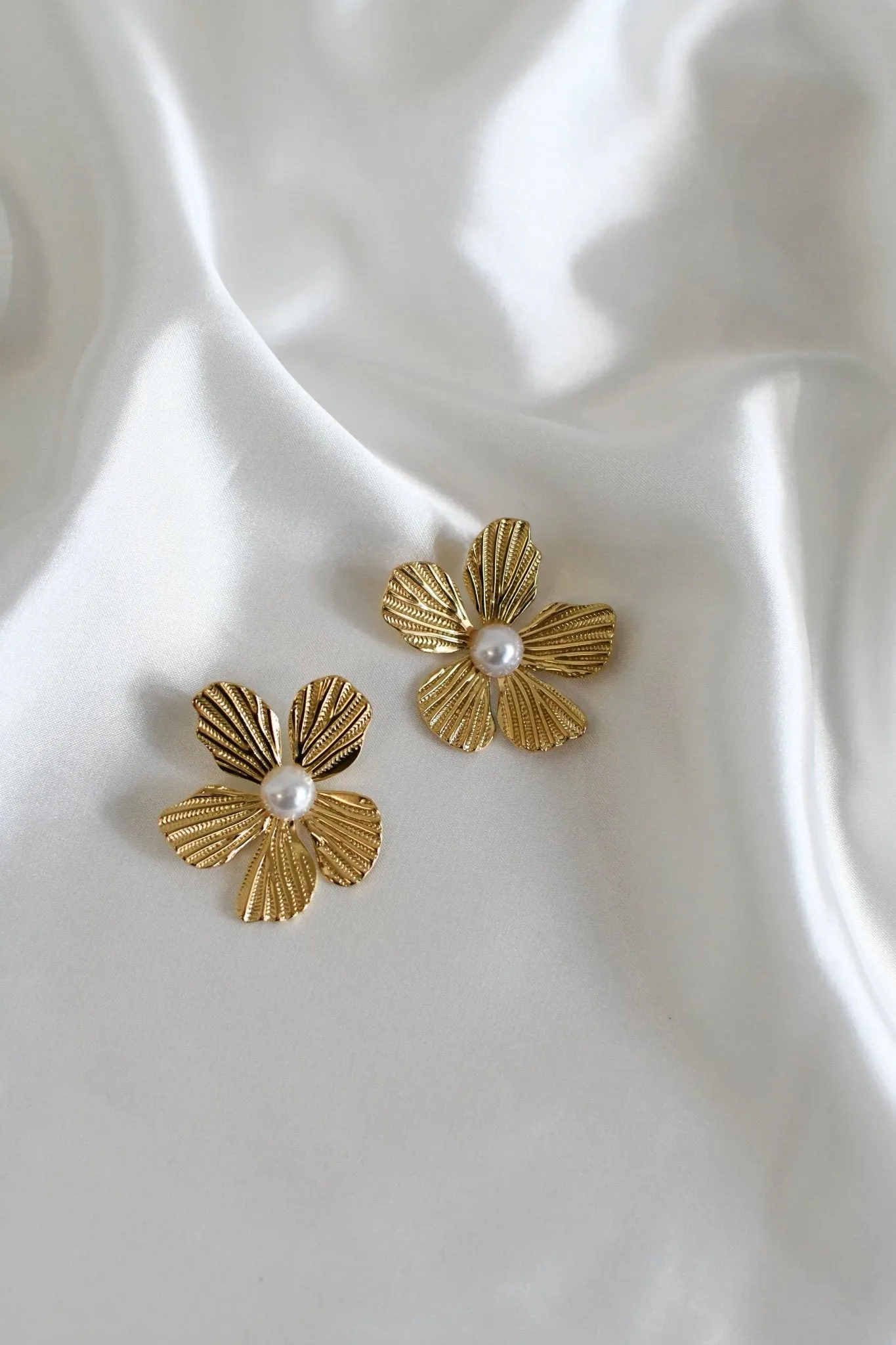 Something Blooming Flower Statement Earrings