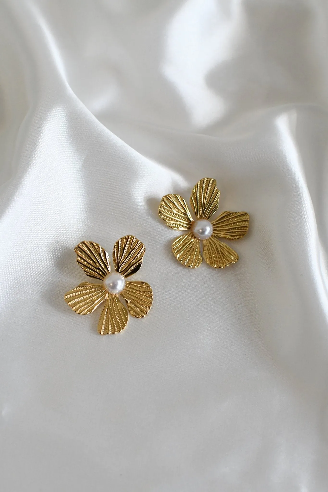 Something Blooming Flower Statement Earrings