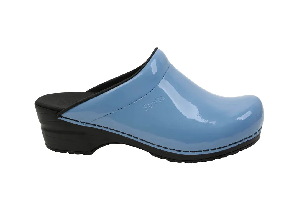 Sonja Patent Open Heel Clogs - 450447