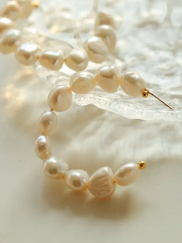 Special Shaped Baroque Pearl Earrings