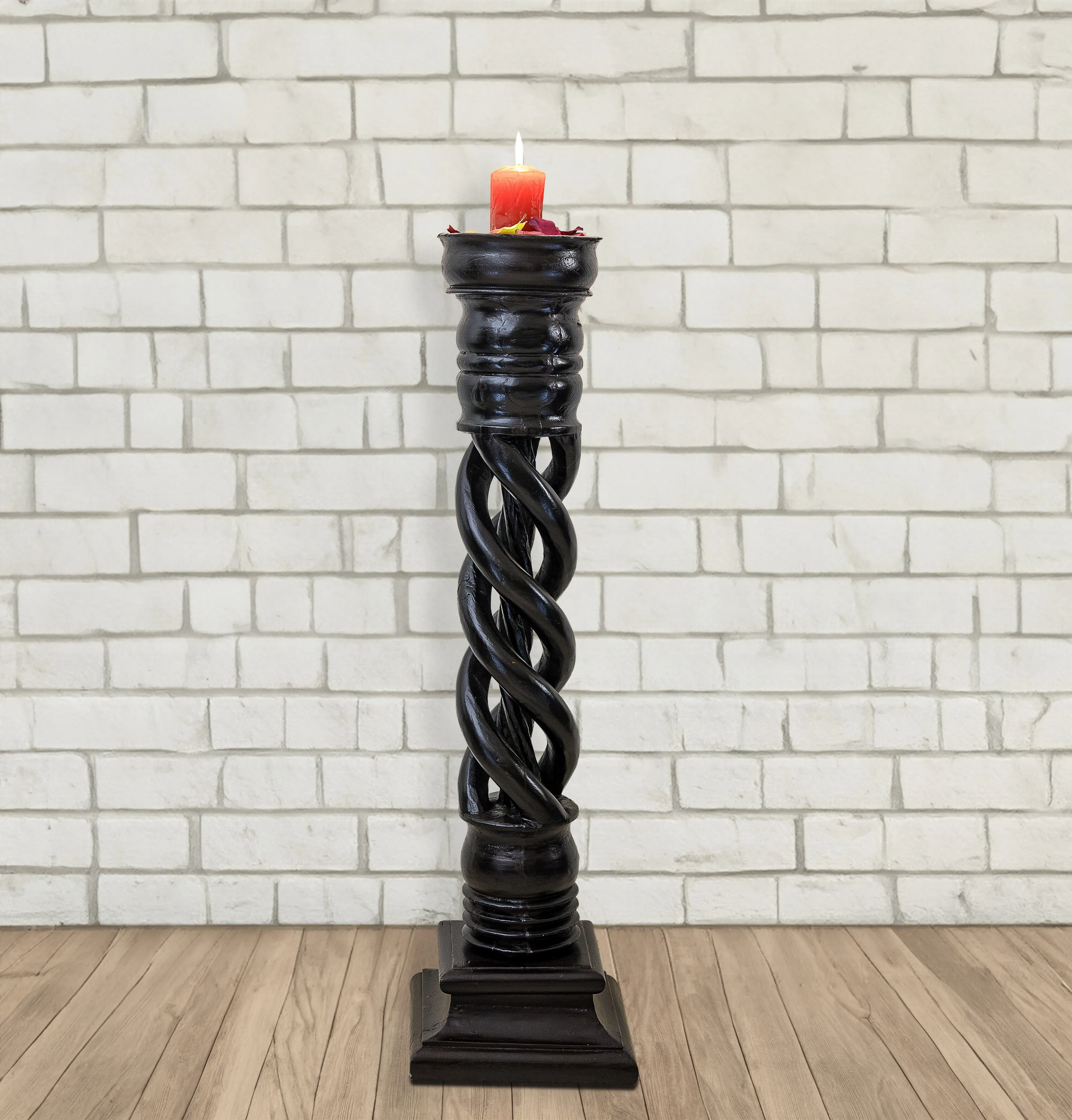 Spiral Vintage  Pillar Pedestal : Stambh 3