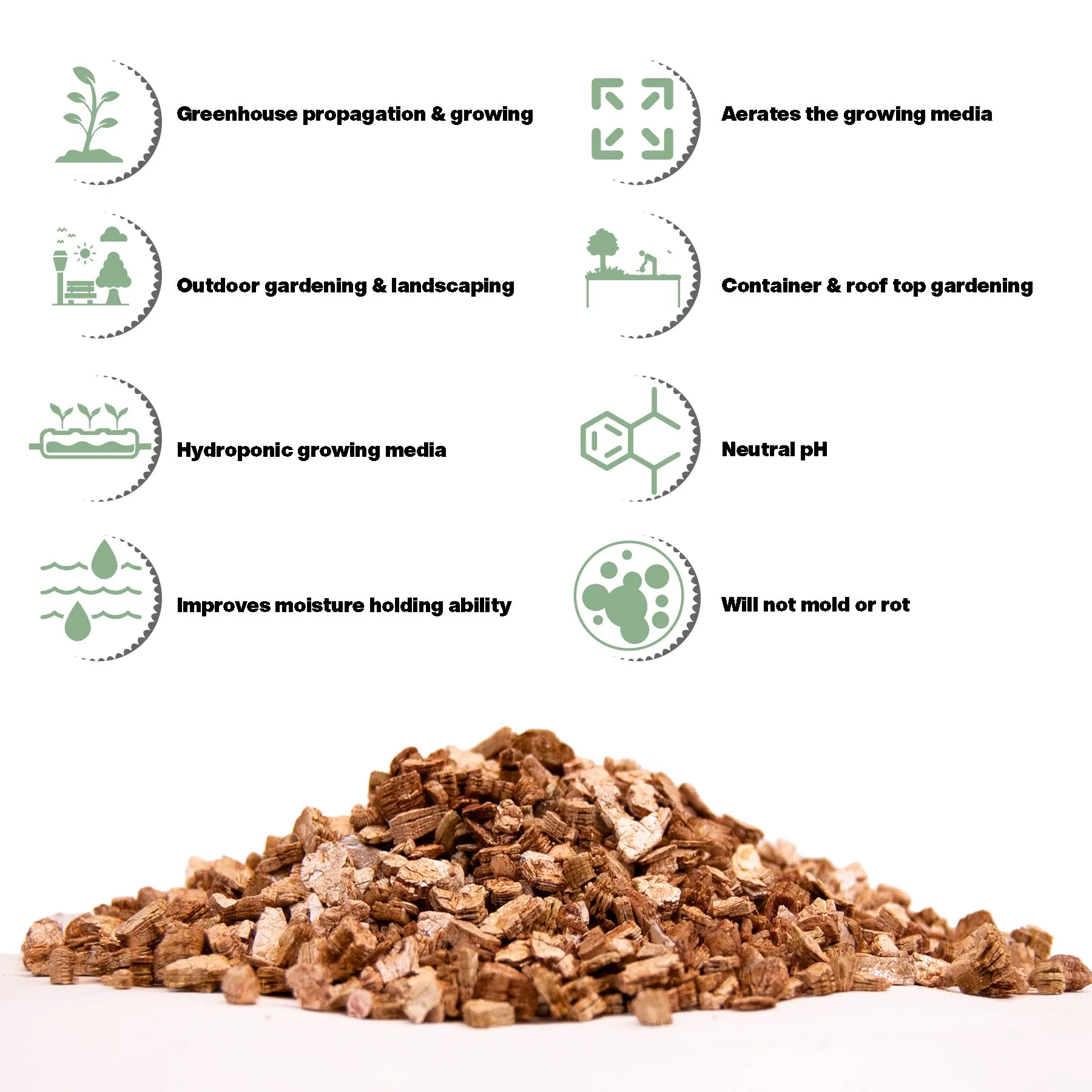 Viagrow 0.5CU. FT. Vermiculite Coarse and Chunky Grade