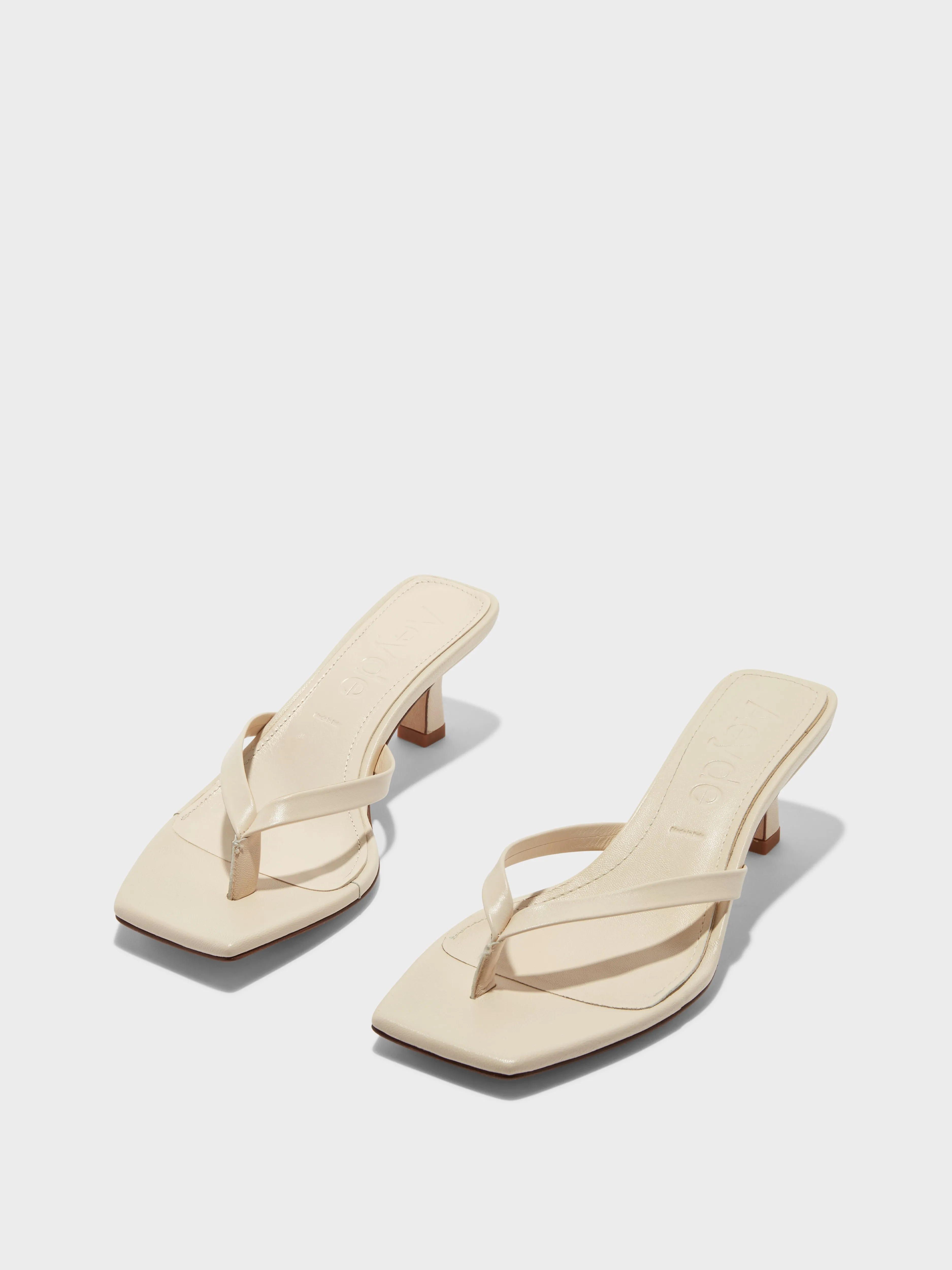 Wilma Leather Toe-Post Sandals