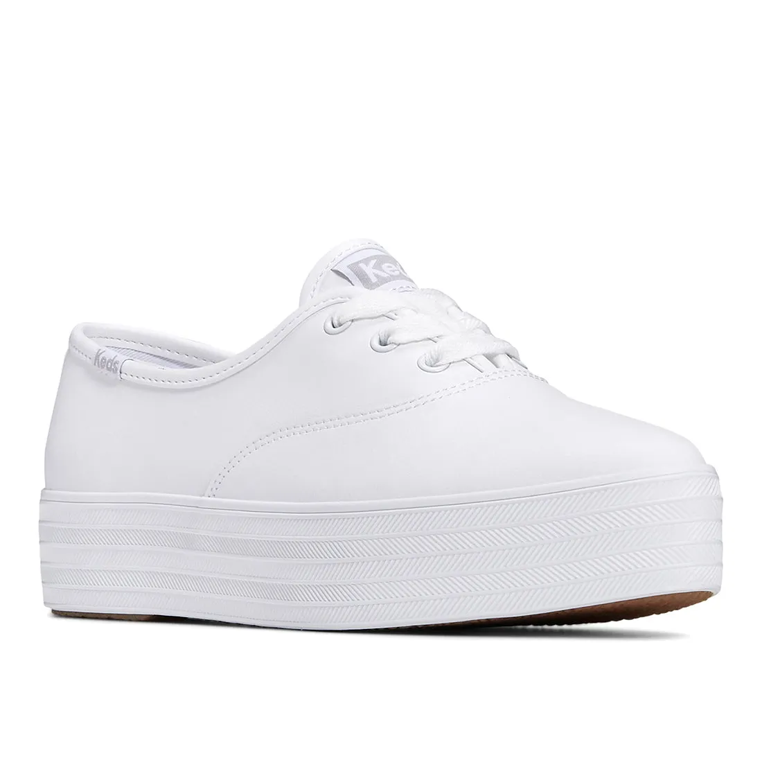 Women's Point Leather Sneaker White (WH67982)