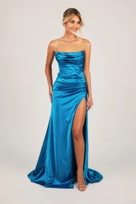 Zaria Gown - Sky Blue